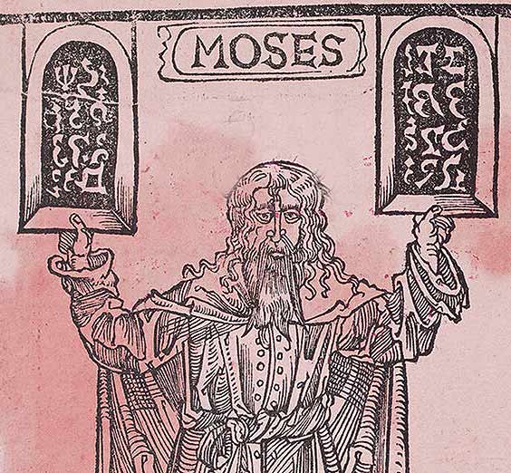 Moses twin tablets of LAw